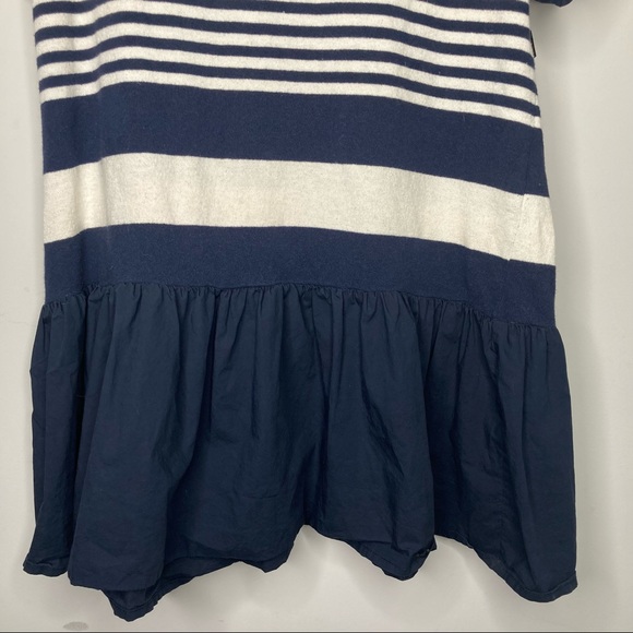 Vineyard vines striped ruffle shirt dress medium - Picture 3 of 7